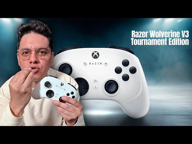 Vídeo relacionado con Razer Wolverine V3 Tournament Edition - Mando de deportes con cable para Xbox X|S y PC (botones de acción táctiles Mecha, HyperTriggers Pro, D-Pad de 8 direcciones, cable USB-C de 3m) Blanco