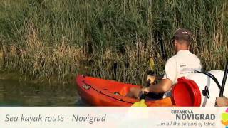 preview picture of video 'Kayak tours - Laguna Novigrad'