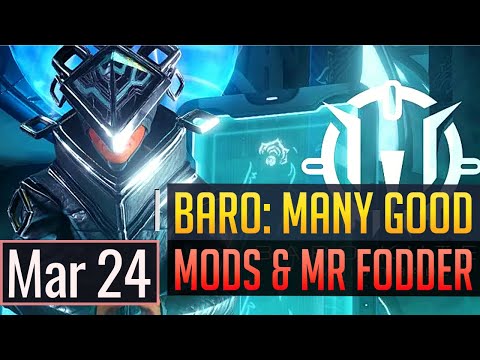 Warframe | BARO KI'TEER: Many Good Mods & MR Fodder - Mar 24th