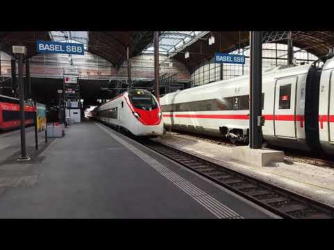 Pendolino TV#622.2 Basel SBB/ Gleis 5 /RABe 501 020-6 / IC 21 Lugano