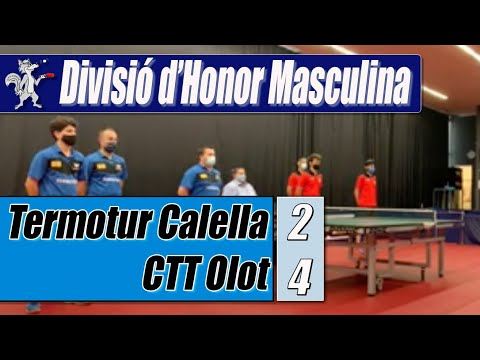 Termotur Calella - Olot 2-4 | DHF | Club Tennis Taula Calella
