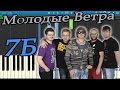 7Б - Молодые Ветра (на пианино Synthesia) 