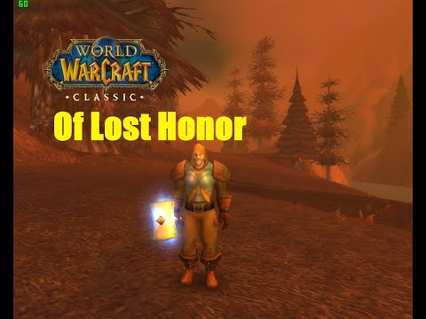 World of Warcraft. Quests - Of Lost Honor