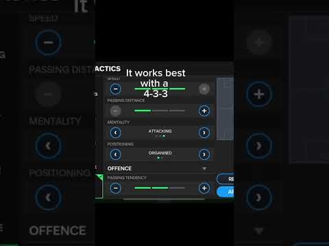 Best manager mode attics fir 4-3-3#fifamobile #tactics