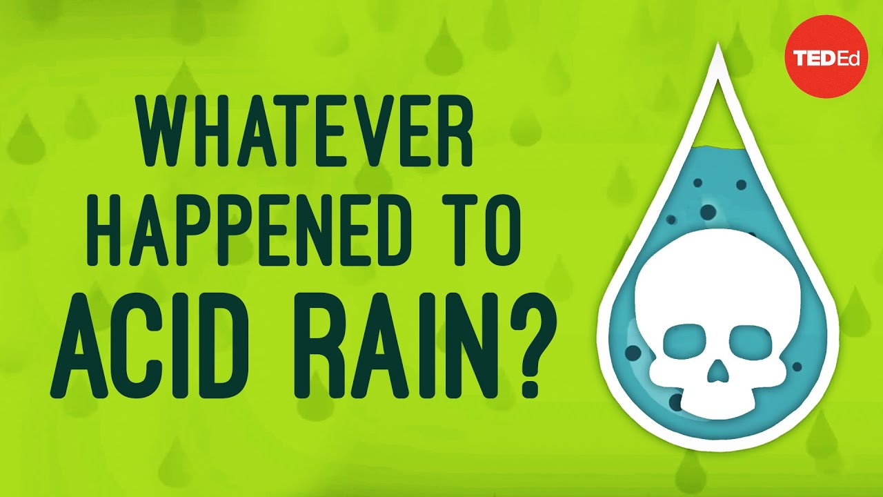 What causes natural acid rain?