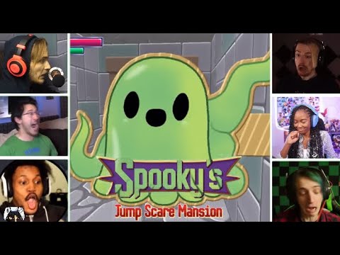 Gamers React to the Cardboard Cutout Jumpscare | Spooky's House of Jumpscares