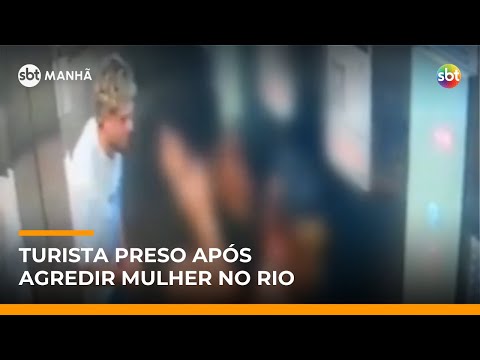 Turista é preso após agredir companheira em elevador de prédio no Rio 