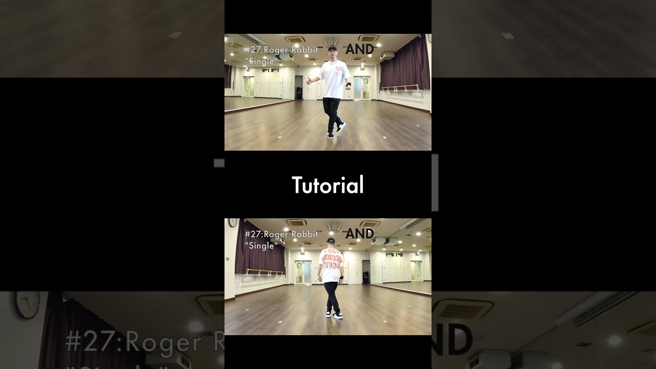 House Dance Basics for Beginners | Easy Step #27 : Roger Rabbit - Single #shorts #moves #step