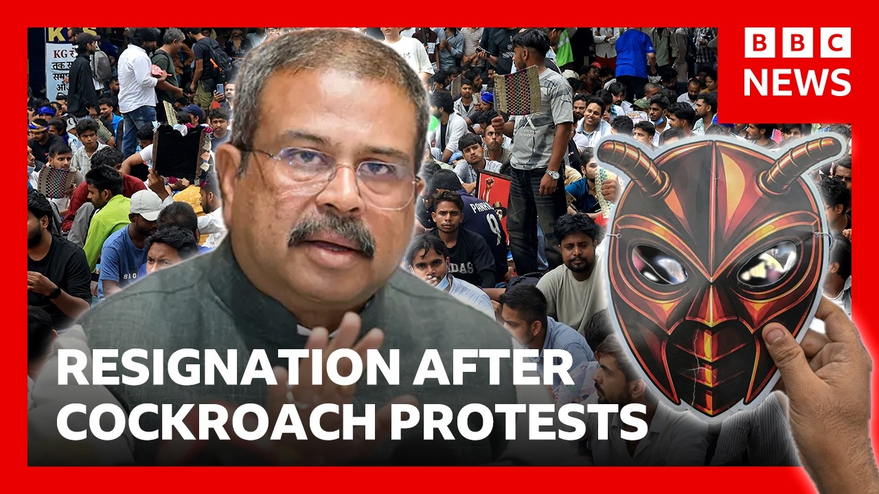 Video: Dharmendra Pradhan resigns as education minister after Cockroach Janta Party NEET protests