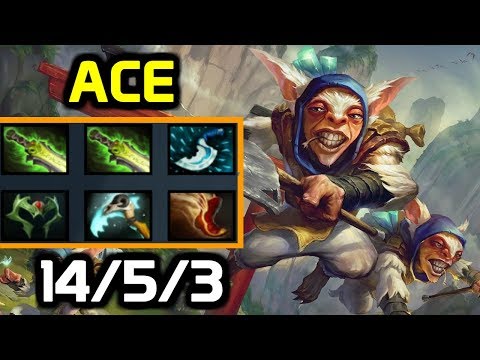 Ace Signature Meepo with HARD Lane - Ace Meepo full gameplay