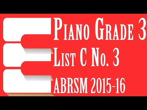 Jack is sad, Philip Martin  Piano Grade 3 C:3 ABRSM 英國皇家音樂考試 2015-16