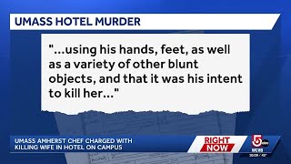 Woman beaten to death inside UMass hotel, husband held without bail