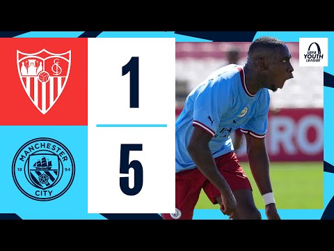 CARLOS BORGES HAT-TRICK | Sevilla 1-5 Man City | UEFA YOUTH LEAGUE HIGHLIGHTS