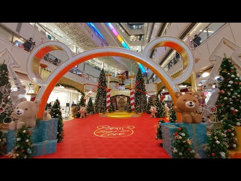 回到過去系列 - 徒步觀塘創紀之城五期大堂聖誕裝飾 City walk in Kwun Tong - Christmas decorations on concourse, apm in 2020