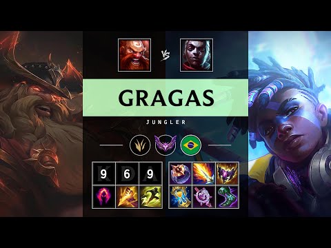 Gragas Jungle vs Ekko - BR Master Patch 25.17