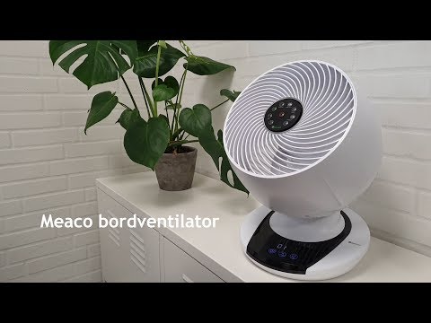 Sådan virker Meaco bordventilator 1056 - Bedst i test