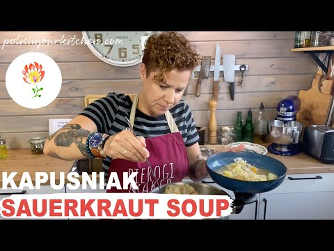 Polish soup - SAUERKRAUT SOUP - kapuśniak - How to...