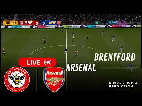 Brentford  vs Arsenal 🔴 | Premier League 25/26 | Full Match Simulation/Recreation