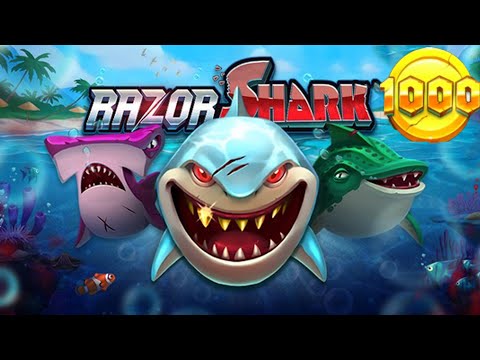 TOP 3 RAZOR SHARK 🦈🌊BIGGEST WIN ONLINE SLOTS🔥WINS OF THE WEEK #66