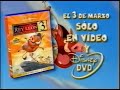 EL REY LEÓN 3 HAKUNA MATATA 2004 Anuncio Del VHS Y DVD España