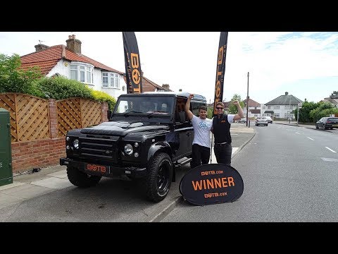 Winner! Week 23 2017 - Dilesh Maisuria wins Land Rover Twisted Defender (June 5th - June 11th 2017)
