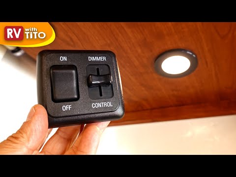 Upgrade Your RV Lighting with Stylish LEDs Lights and Dimmer Switches | RV with Tito