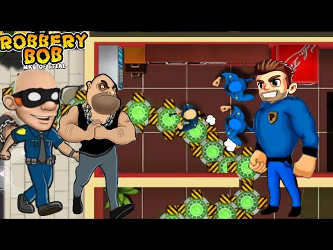 Robbery Bob : Chapter 2 Use Bald Guard Costume - Path By Teleportation Part 308