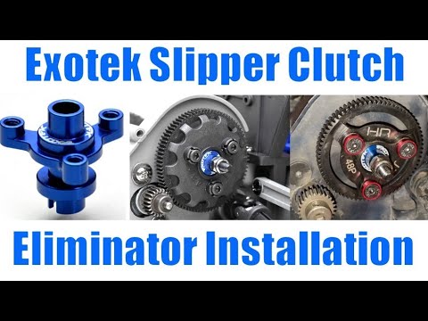 Exotek Slipper Clutch Eliminator / Delete Traxxas Rustler, Slash, Bandit, Race Drag Speedrun Install