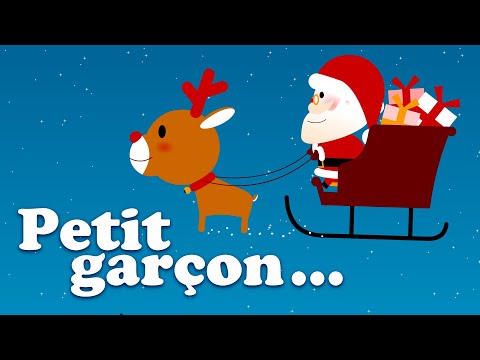 DANS SON MANTEAU ROUGE ET BLANC PETIT GARÇON chanson et Comptine de noël pour bébé et maternelles