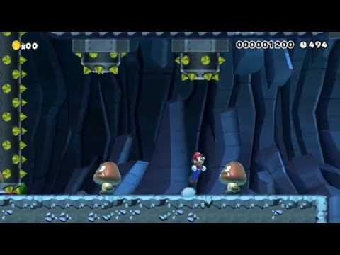 Super Mario Maker - Giant Spikey Drilldos of Death