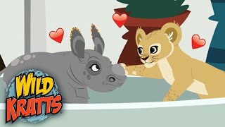 Wild Kratts 🦁🦏 CUTE Baby Animals! | Kids Videos