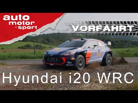 Hyundai i20 WRC: Roller coaster on four wheels – Right-of-way special | auto motor und sport