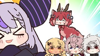 ラプラスの言い間違いでキメラが爆誕する蜻蛉軍団【手描き切り抜き/葛葉/ラプラス・ダークネス/神成きゅぴ/赤見かるび/水無瀬 /蜻蛉軍団/#V最協】
