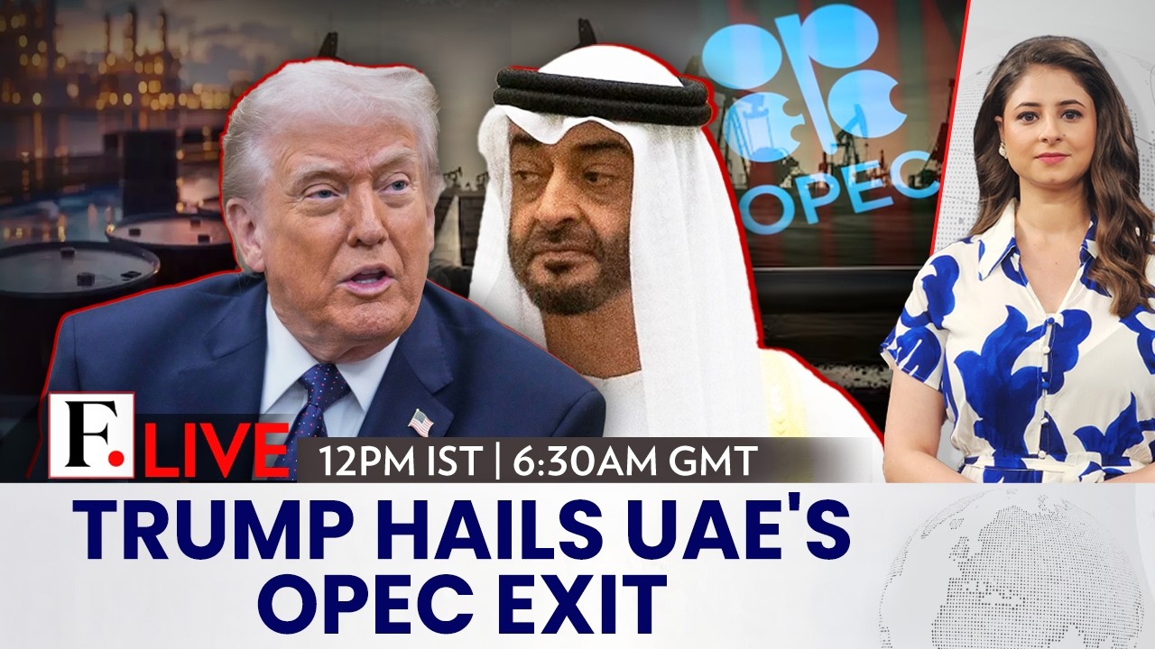 LIVE: Trump Calls UAE Exit from OPEC 'Great' for Global Oil Markets | Firstpost Live | N18G