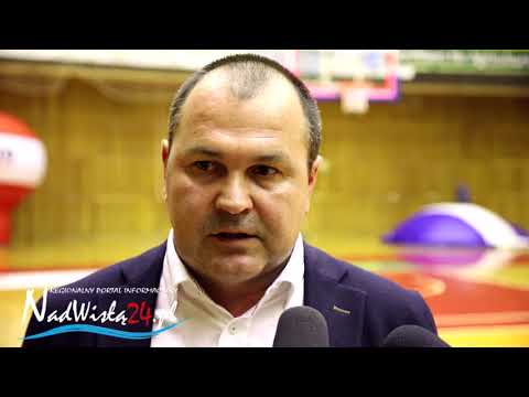 18.10.2017 Trenerzy po meczu : Siarka Tarnobrzeg - Sokół Łańcut 63:82