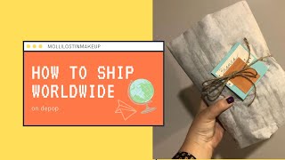 How to Ship Worldwide on Depop using Pirate Ship! | MolliLostInMakeup