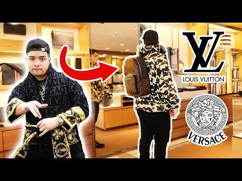 KID SPENDS ENTIRE SAVINGS ON GUCCI, LOUIS VUITTON, VERSACE IN VEGAS!!