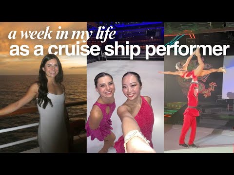 Week in My Life as a Cruise Ship Ice Skater 🛳️ parties, performing, and exciting news!