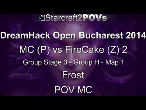 SC2 HotS - DH Bucharest 2014 - MC vs FireCake 2 - GS3 Group H - Map 1 - Frost - MC