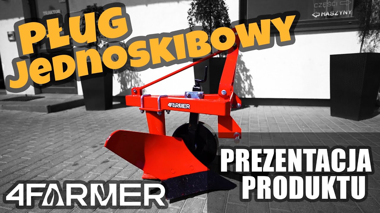 Pług jednoskibowy zagonowy bez regulacji :: 4FARMER :: Traktor.com.pl
