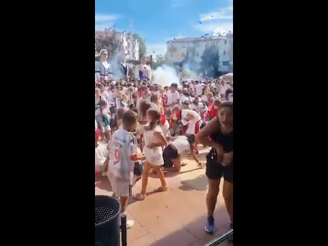 Fireworks explode into crowd at Spanish festival