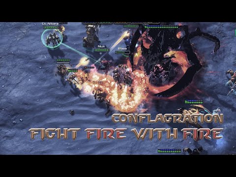 STARCRAFT 2 COOP MUTATION | CONFLAGRATION | TYCHUS & DEHAKA | FIGHT FIRE WITH FIRE