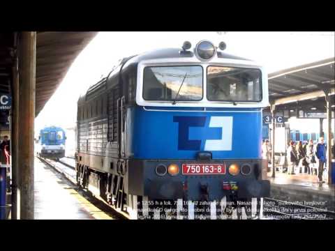 Lok. 750.163 (ČD Cargo) mimoř. v osobní dopravě, Brno hl. n. 8. 1. 2016 (Lv k soupravě pro Os 4145)