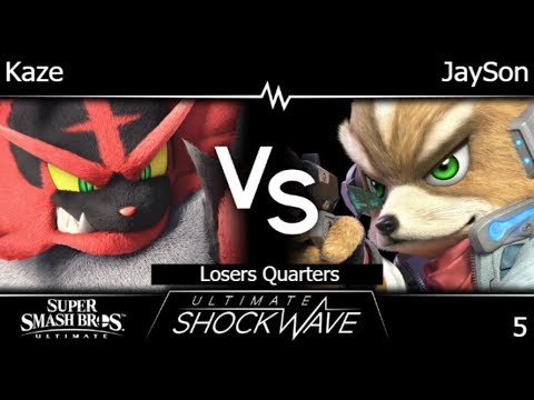 USW 5 - Kaze (Incineroar) vs JaySon (Fox) Losers Quarters - SSBU