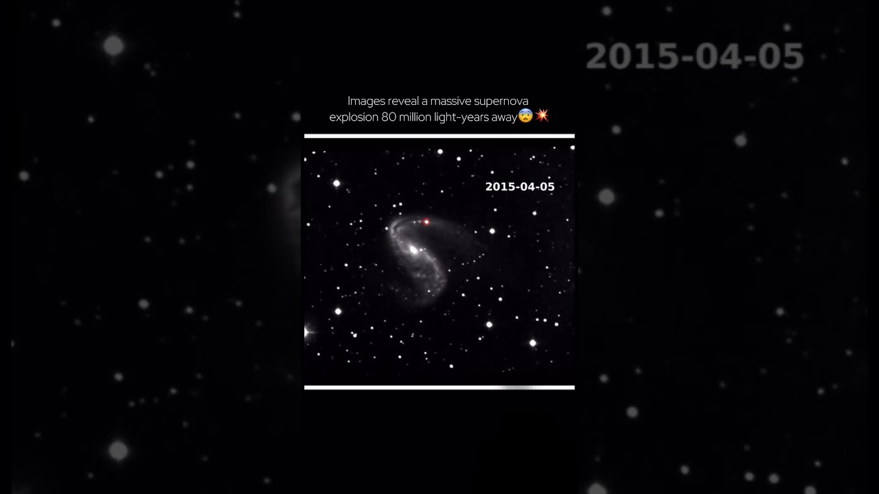 Real footage of SN2015 Supernova explosion #supernova #planets #sun #moon