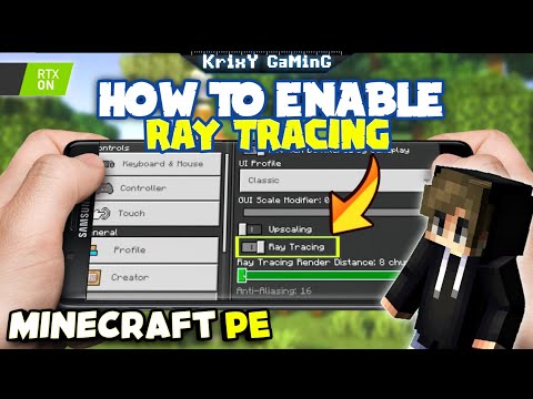 HOW TO ENABLE RAY TRACING IN MINECRAFT POCKET EDITION | MINECRAFT RTX | 2023 !