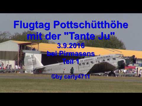 Flugtag Pottschütthöhe bei Pirmasens 2016 T1