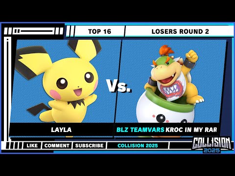Collision 2025 - Top 16 - Layla (Pichu) VS Kroc in my Rari (Bowser Jr.) - Squad Strike Singles