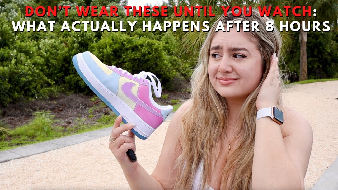 DON’T WEAR YOUR UV AIR FORCE 1s UNTIL YOU WATCH THIS: WHAT ACTUALLY HAPPENS AFTER 8 HOURS *WEAR TEST