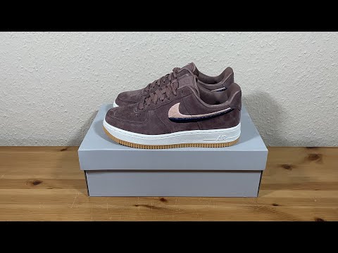 Nike Air Force 1 '07 Smokey Mauve Gum Yellow 898889-203
